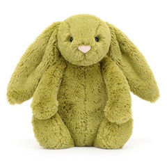 Jellycat: Bashful Moss Bunny Stuffed Animal - Medium Simple Jellycat 