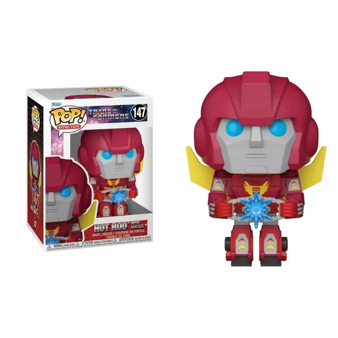 Funko Pop! Movies: Transformers - Hot Rod with Matrix