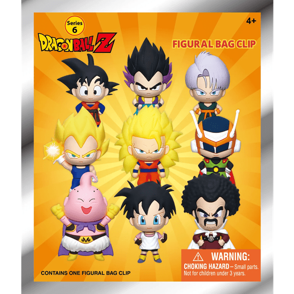 3D Anime: Dragon Ball Z Foam Blind Bag Clip Series 6 (1pc) Simple Dragon Ball Z 