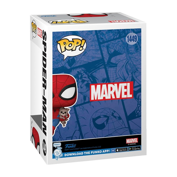 Funko Pop! Marvel: Spider-Man with Sandwich The Dog Figure