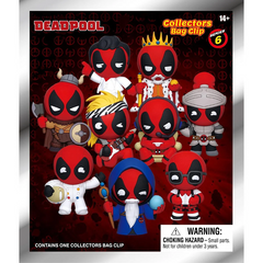 3D Anime: Deadpool Series 6 Foam Bag Clip