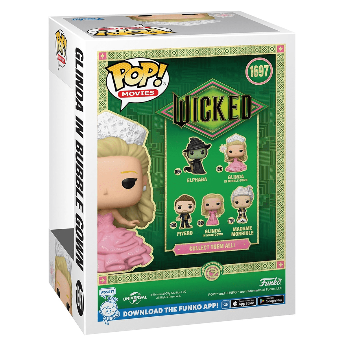 Funko POP! Movies: Wicked - Glinda in Bubble Gown Simple Funko 