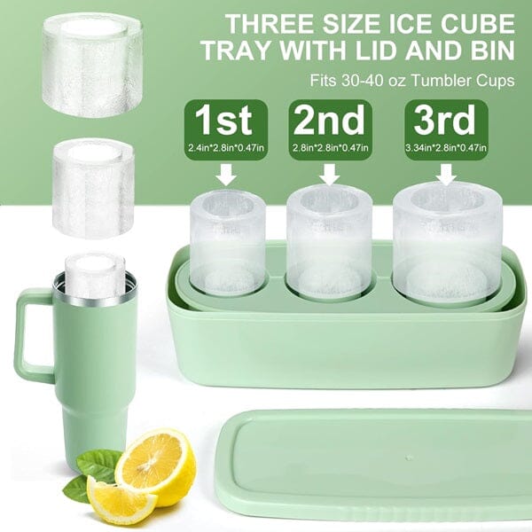 HydriEase Cup Ice Mold: Sip Effortlessly with Perfect Center Hole Simple Showcase 