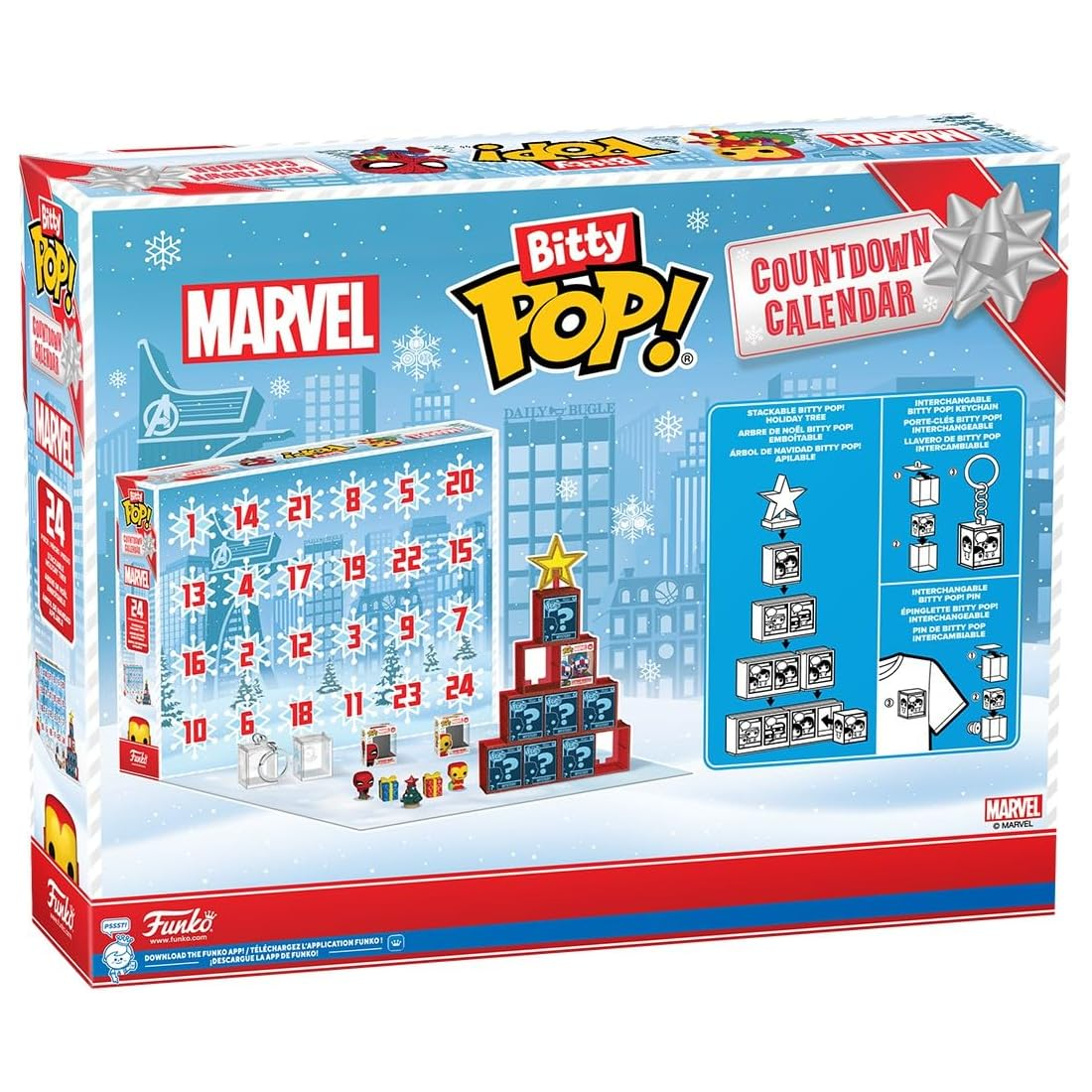 Funko Bitty Pop! Marvel Comics: Advent Holiday Countdown Calendar