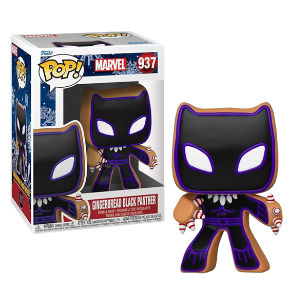 Funko Pop! Marvel: Holiday - Gingerbread Black Panther