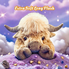 Novelty Plush – Highland Cow Weighted Plush - 11" Simple Exclusive 