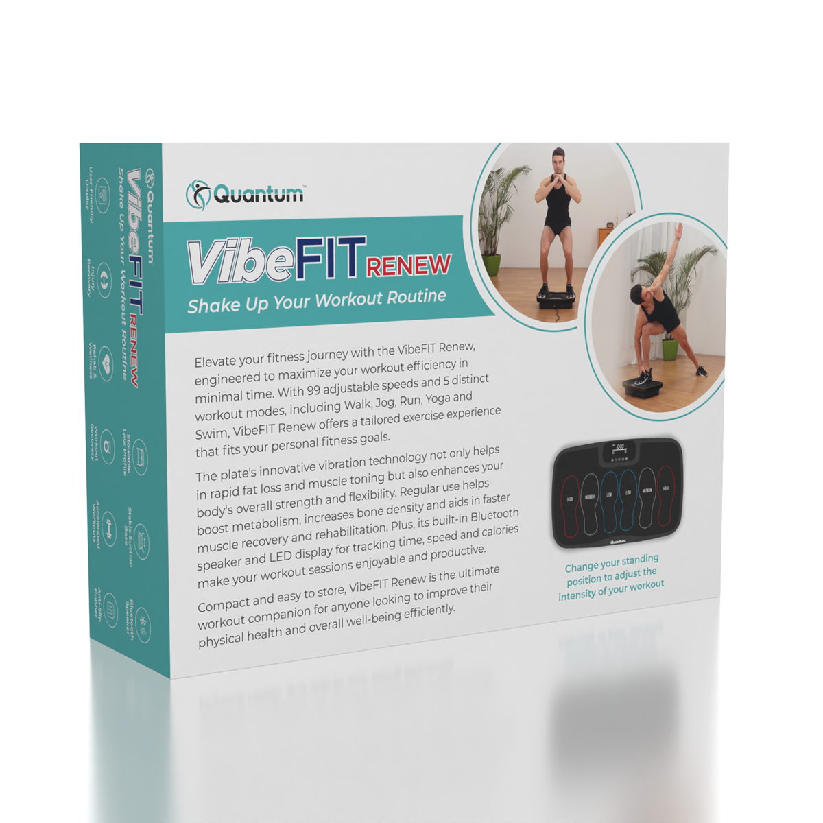 Quantum™ VibeFIT Renew: Vibration Plate Whole Body Vibration Machine