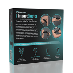 Quantum Mini ImpactBlaster Cordless Muscle Massager Simple Quantum 