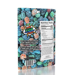 GushYums Mega Sour Blue Raspberry Blasts Gushing Gummy Candy (4oz) Simple GummiYums 