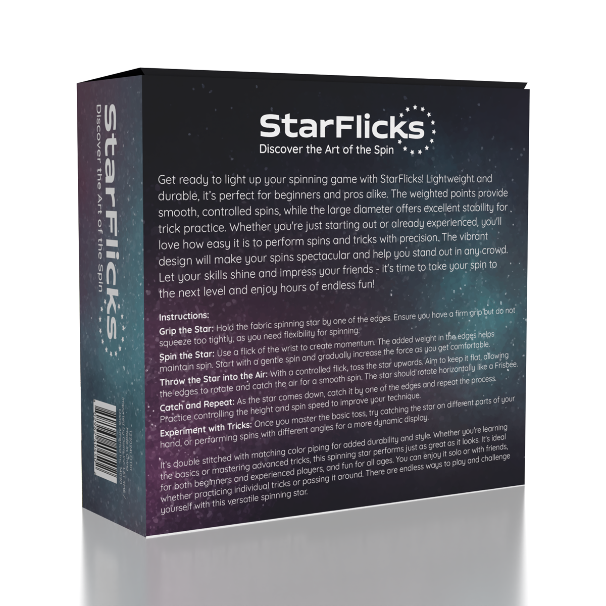 StarFlicks Space Designs Spinning Star in Multi Color