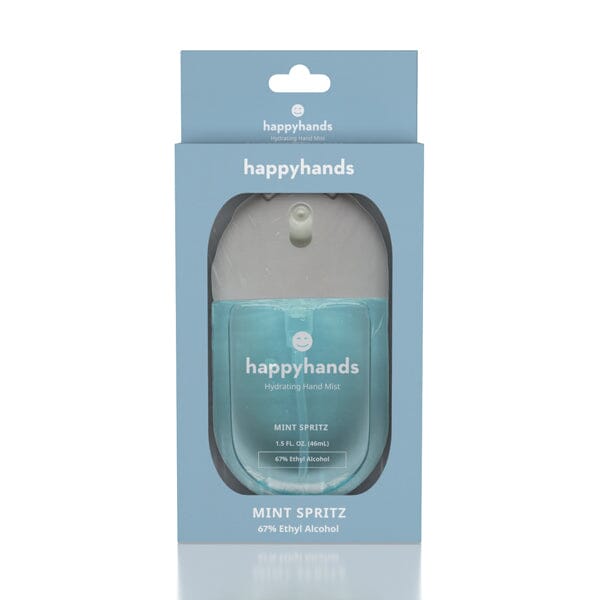 HappyHands Hydrating Rinse-Free Hand Mist (46mL) Multiple Scents Simple Exclusive Mint Spritz 