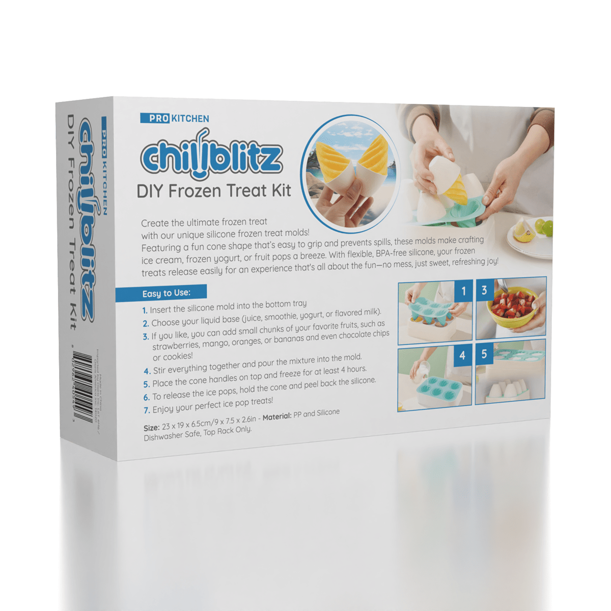 PROKITCHEN CHILLBLITZ POPSICLE MOLD SYSTEM Simple ProKitchen 