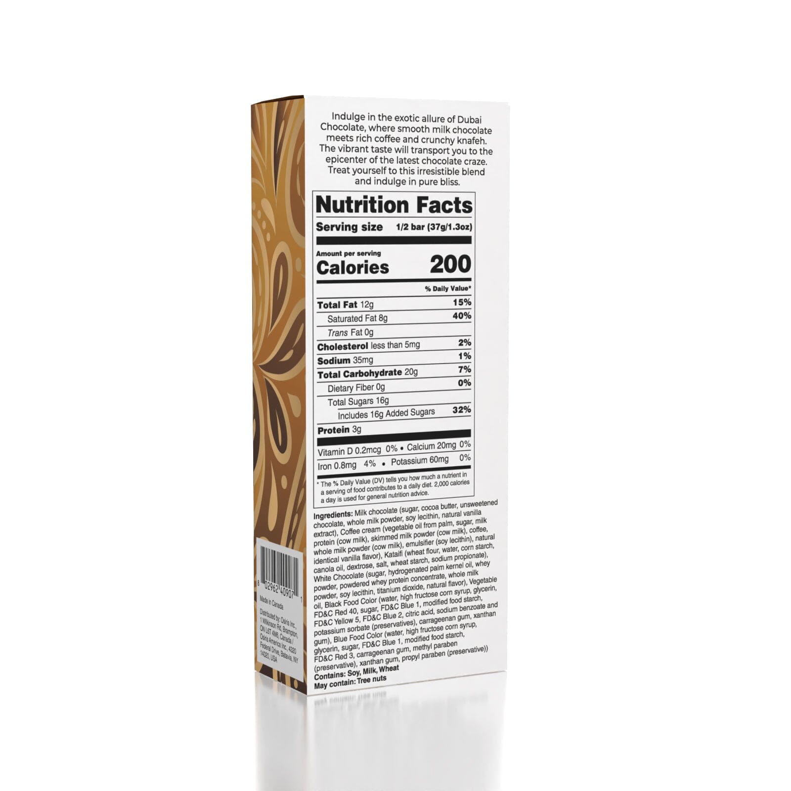 Dubai Chocolate Bar Limited Edition Coffee by Oasis Treasures (75g) Simple Oasis Treasures 