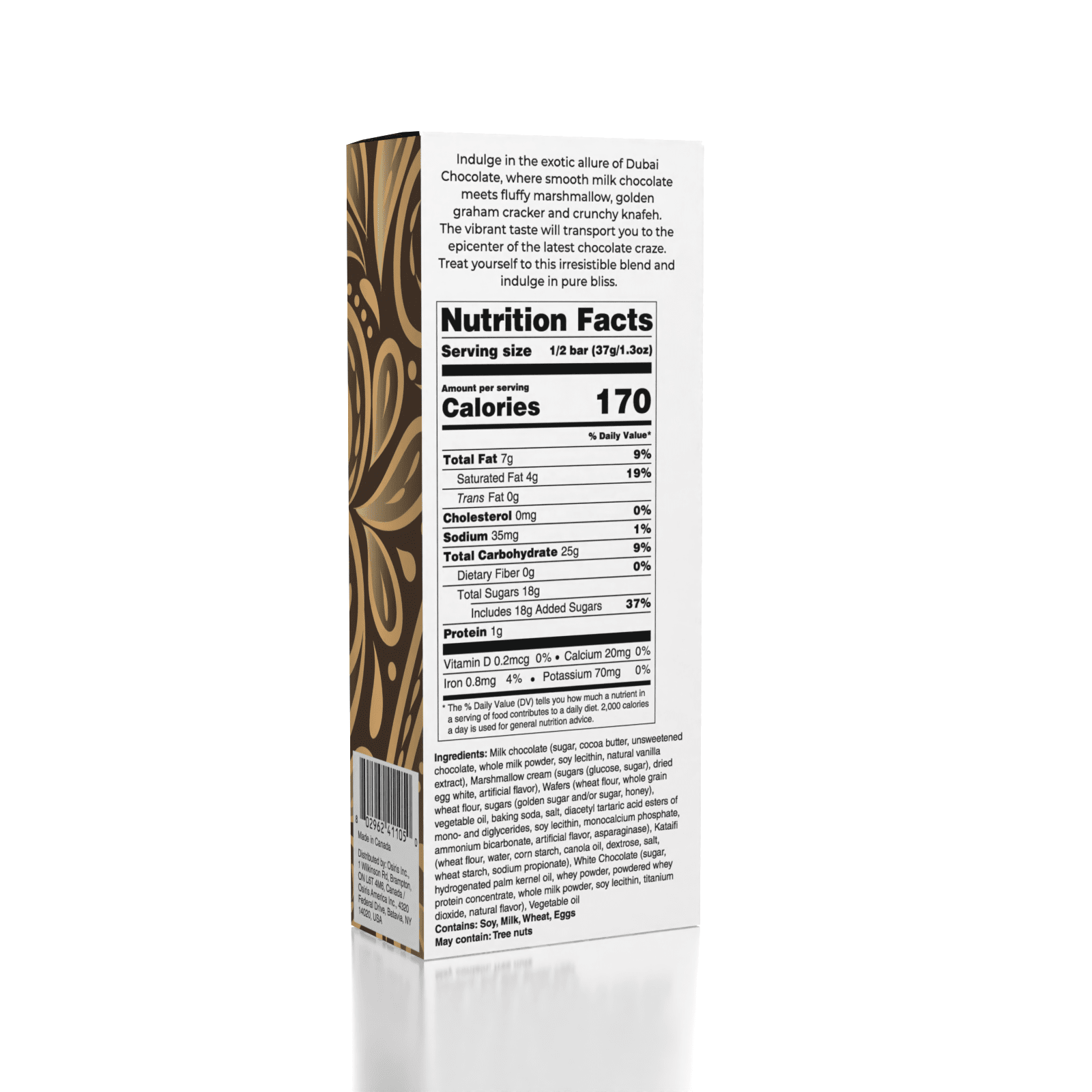 Dubai Chocolate Bar Limited Edition S'mores by Oasis Treasures (75g) Simple Oasis Treasures 