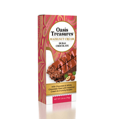 Dubai Chocolate Bar Hazelnut Cream by Oasis Treasures (75g) Simple Oasis Treasures 