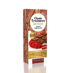 Dubai Chocolate Bar Limited Edition Red Velvet by Oasis Treasures (75g)