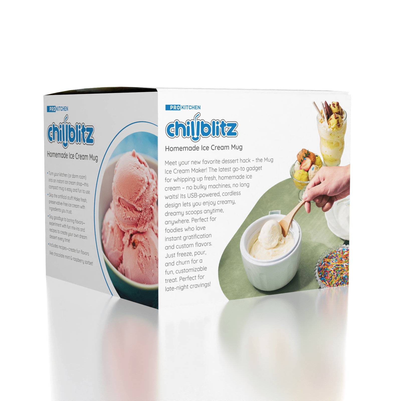 ProKitchen Chillblitz Homemade Ice Cream Mug Simple ProKitchen 