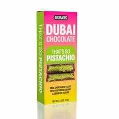 Dubai Chocolate Bar Pistachio by Dubars (71g) - Wholesale