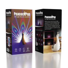 PeacockPop Wall Sconce Peacock Projection Touch Lamp Simple Exclusive 