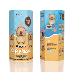 Capybara Huggers: The Phone Hugging Animals Series 3 Collectable Figurine Blind Bag (1pc) Simple Exclusive 