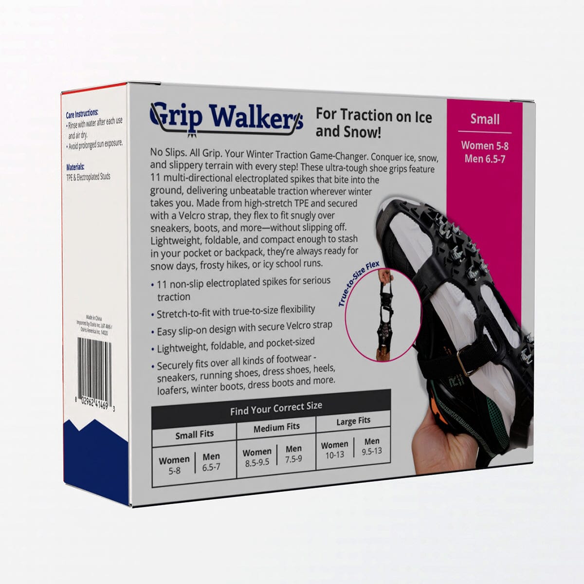 Grip Walkers - Snow Grippers Multiple Sizes Showcase 