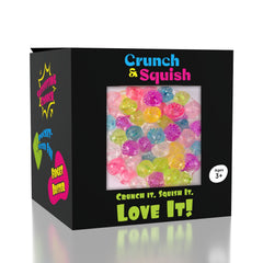 Crunch & Squish Candy Series Crunchy Squishy Stress Ball Fidget Toy (1pc) Color Ships Assorted