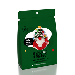The LOOP Brigade: DIY Crochet Plush Toy Complete Kit For Beginners - Jolly Jingles the Santa Claus