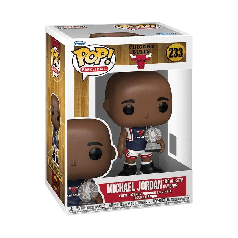 Funko Pop! NBA: Michael Jordan Chicago Bulls (1998 All-Star Game MVP) Vinyl Figure Simple Funko 