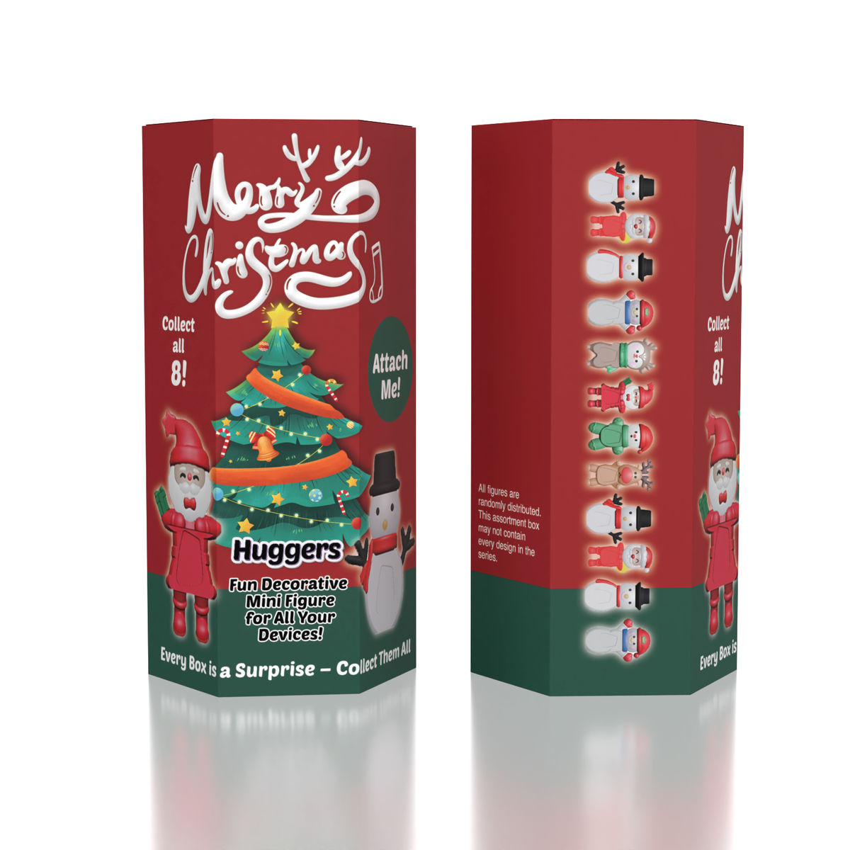 Merry Christmas Huggers: The Phone Hugging Collectable Figurine Blind Box (1pc)