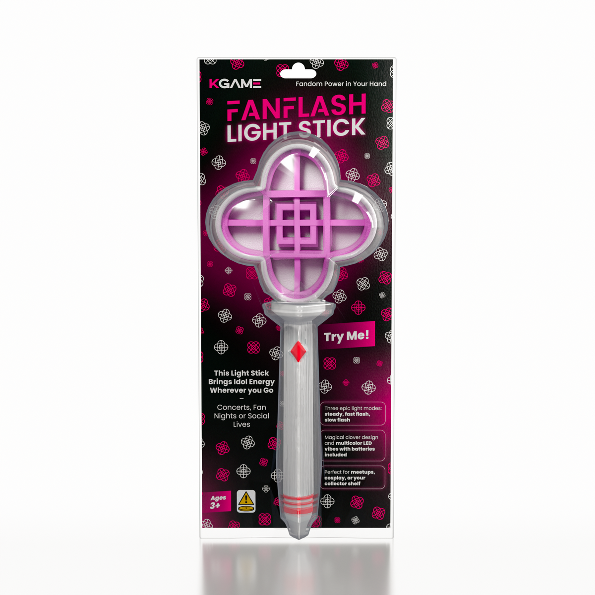 KGAME FanFlash KPop Flashing Light Stick (1pc)