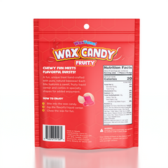 WaxYums! Chewy Gushing Fruity Wax Candy Bag (85g)