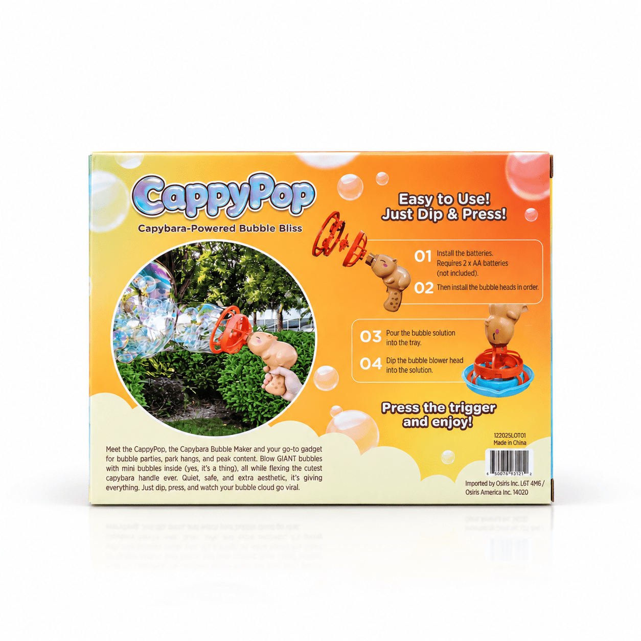 Capybara Bubble Maker Simple Exclusive 