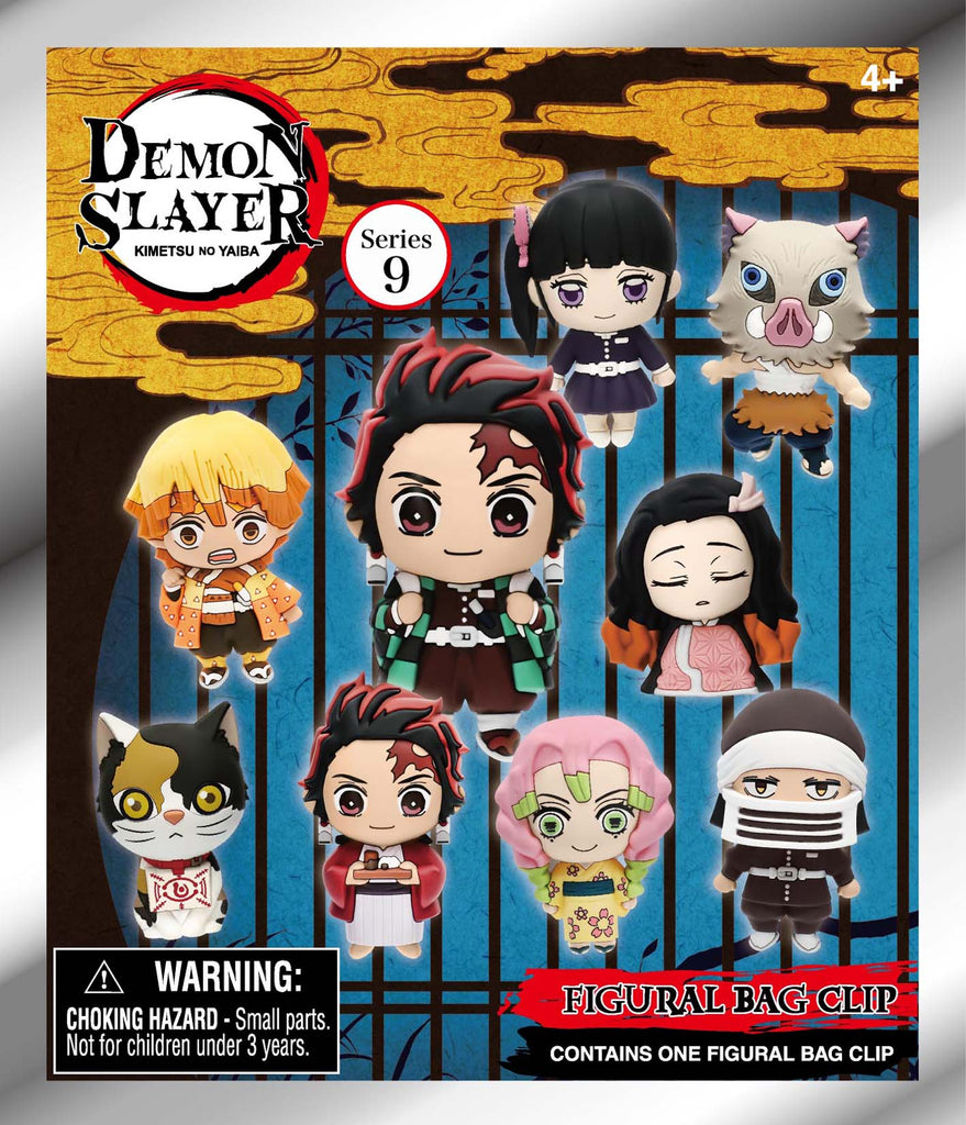 3D Anime: Demon Slayer Infinity Castle 3d Foam Bag Clip Series 9