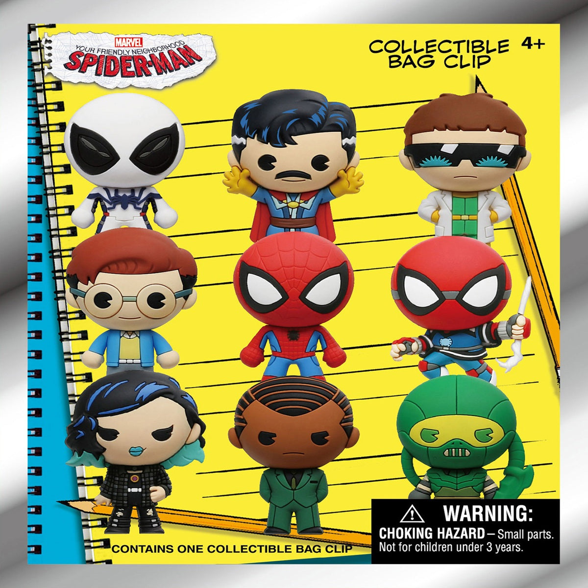 3D Anime: Marvel Your Friendly Neighborhood Spider-Man Series 2 Foam Bag Clip Blind Bag (1pc)