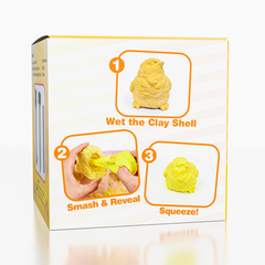 SqueezeSquad Taba Deluxe Smash and Squeeze Squishy® Fidget Toy - Chick