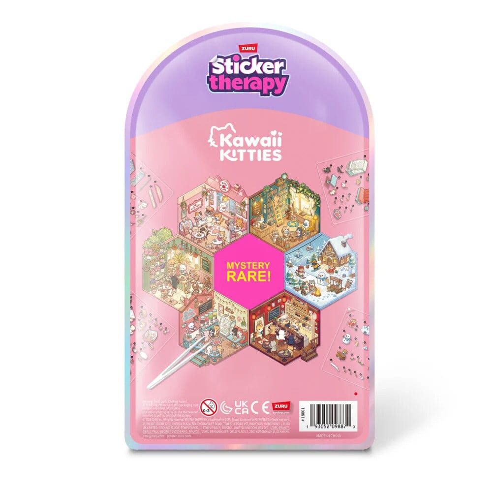 Sticker Therapy: Kawaii Kitties Set Series 1 (1pc) Ships Assorted Simple ZURU 