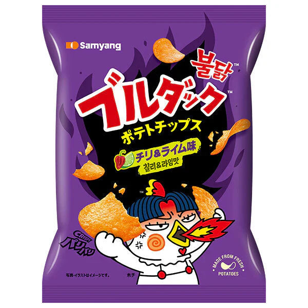 Samyang Buldak Potato Chips Chilli & Lime (55g)