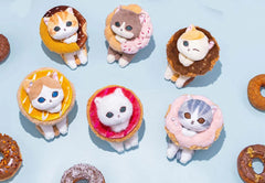 Mofusand Cat in Sweet Doughnut Series 4" Cute Plush Doll (1pc) Ships Assorted