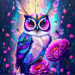 Studio Art Diamond Painting Full Coverage "Aurora Owl" (40cm x 40cm) Simple Studio Art 