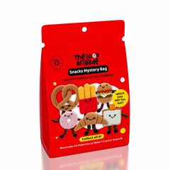 The LOOP Brigade: Mystery Snacks DIY Crochet Plush Toy Complete Kit For Beginners Blind Bag