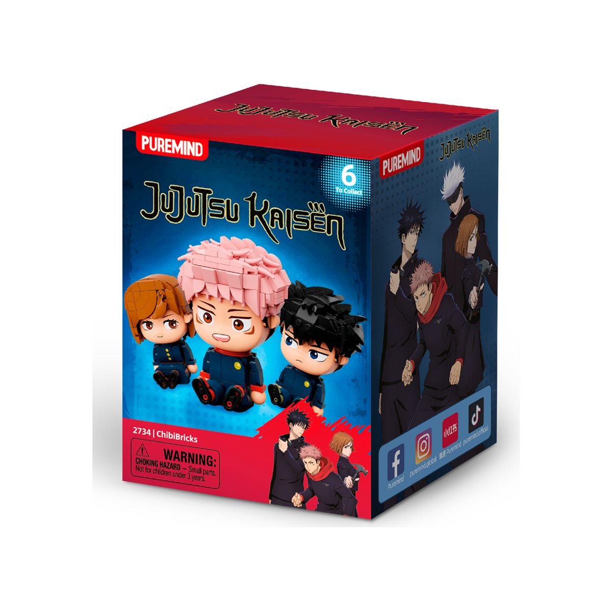 Puremind Jujutsu Kaisen ChibiBricks Blind Box (1pc)