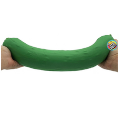 IRRE SQUISHTIBLE 12” Jumbo Squish Pickle – Giant Stress Relief Squishy Toy (1pc)