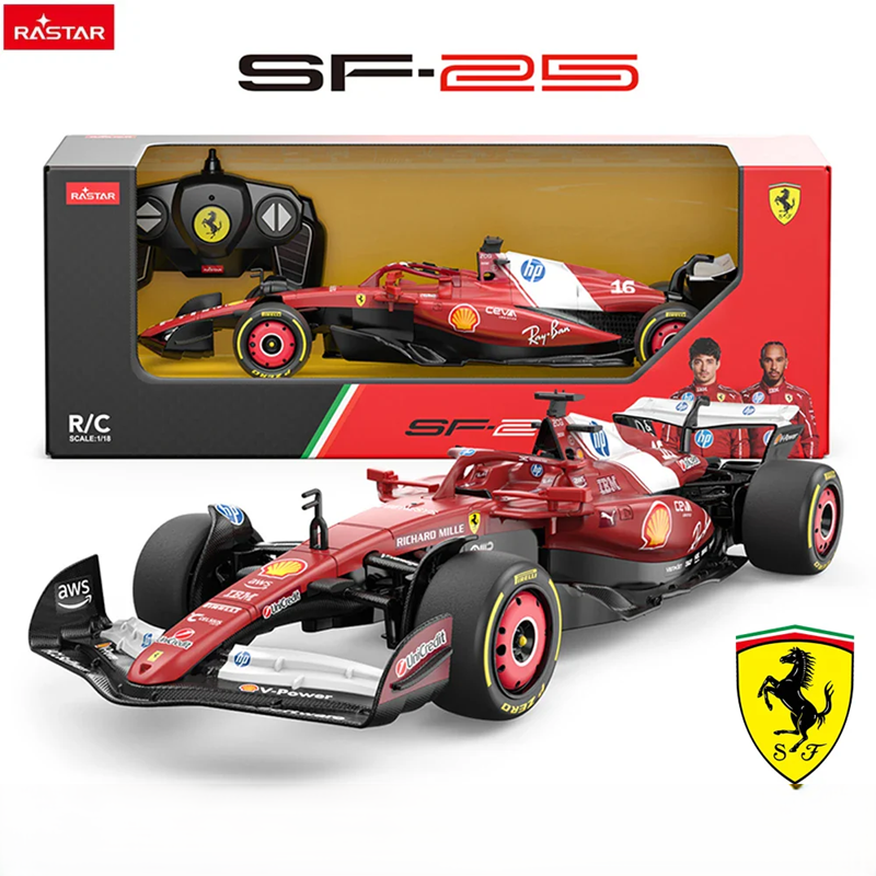 Rastar RC 1:18 Ferrari SF-25 – Remote Control Formula 1 Race Car
