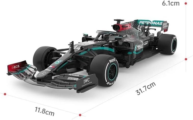 Rastar R/C 1:18 Mercedes-AMG F1 W11 EQ Performance – Remote Control Formula 1 Race Car Simple Rastar 