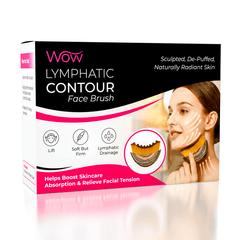 WOW Lymphatic Contour Face Brush For De-Puffed & Radiant Skin Simple WOW Beauty 