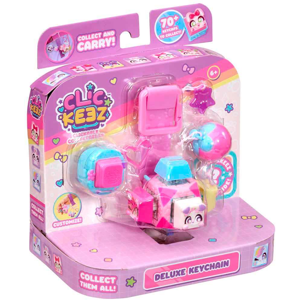 Clickeez: Keychain Cube Portable Click Fidget Toy Assorted – Showcase ...