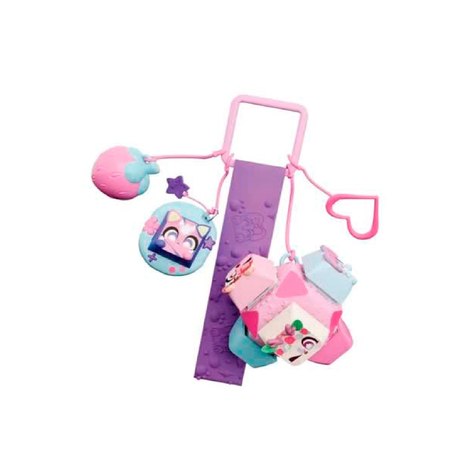 Clickeez: Keychain Cube Portable Click Fidget Toy Assorted – Showcase ...