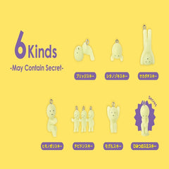 Smiski Strap Accessory - Series 3, Glow in The Dark Blind Box Simple Smiski 