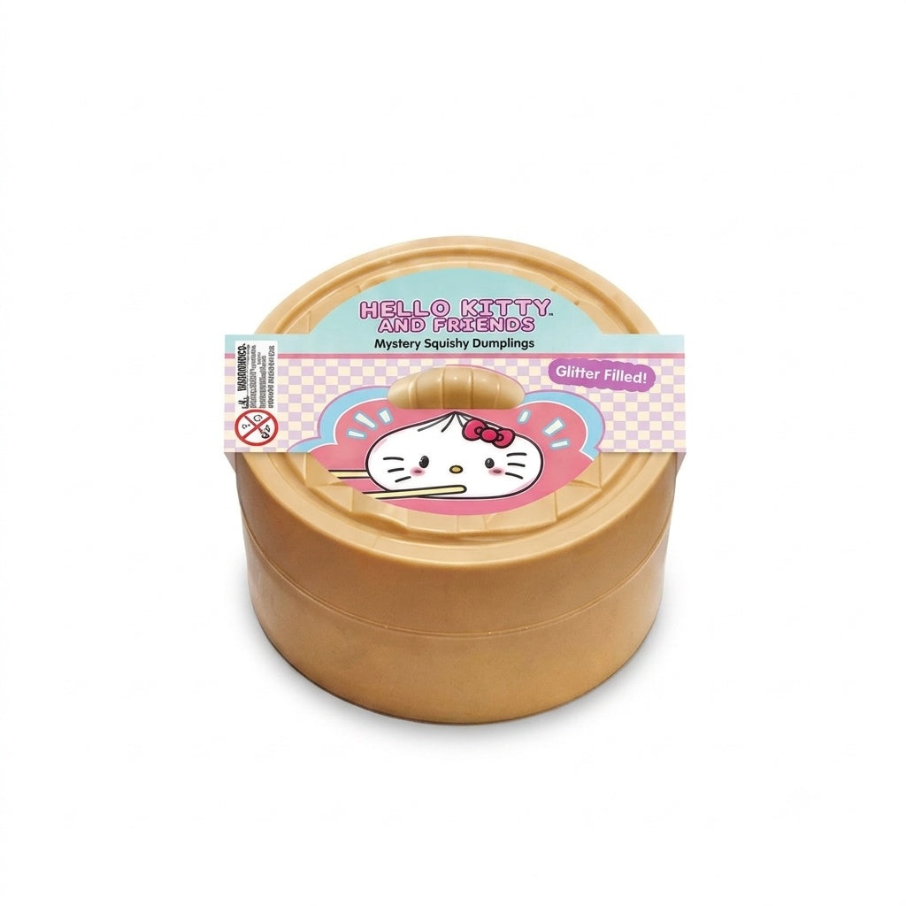 Hello Kitty And Friends Mystery Squishy Dumpling Glitter Collection Fidget Toy (1pc) Ships Assorted