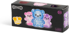 Scrunchems Sugar Diddy Bears Squishy Fidget Toy (3pc) Simple Scrunchems